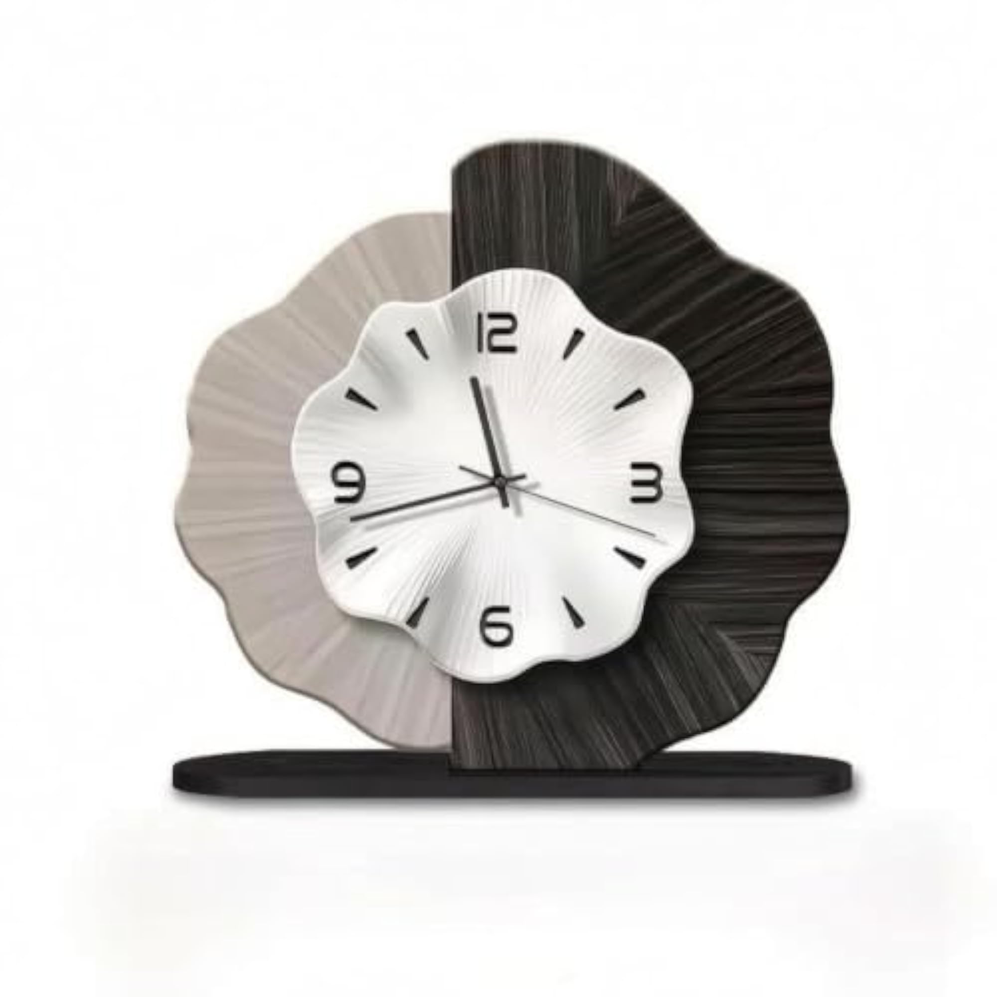 Analog Clock with Rectangular Base